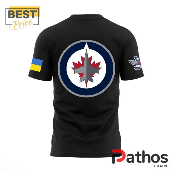 Winnipeg Jets Ukrainian Heritage Nigh Black Shirt