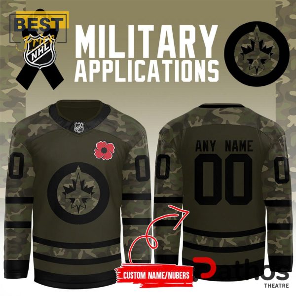 Winnipeg Jets x 2024 Military Appreciation Night Hockey Jersey