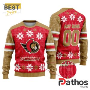 NHL Ottawa Senators Custom Ugly Sweater For Christmas