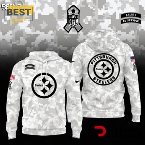 Pittsburgh Steelers Camo 2024 Salute to Service Hoodie