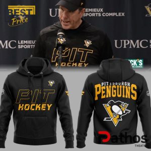 Pittsburgh Penguins Hockey Team Black Hoodie