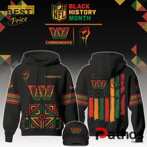 Washington Commanders Black History Month 2024 Hoodie, Jogger, Cap