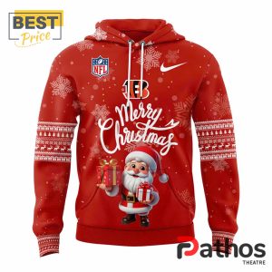 cincinnati bengals 2024 merry christmas pullover hoodie 2 i0Qvc