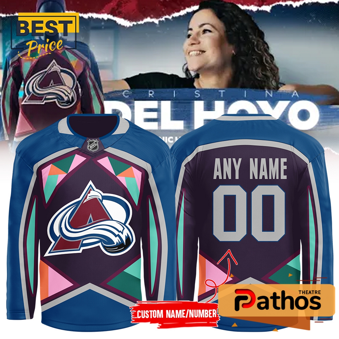 2024 Colorado Avalanche Hispanic Heritage Month Hockey Jersey
