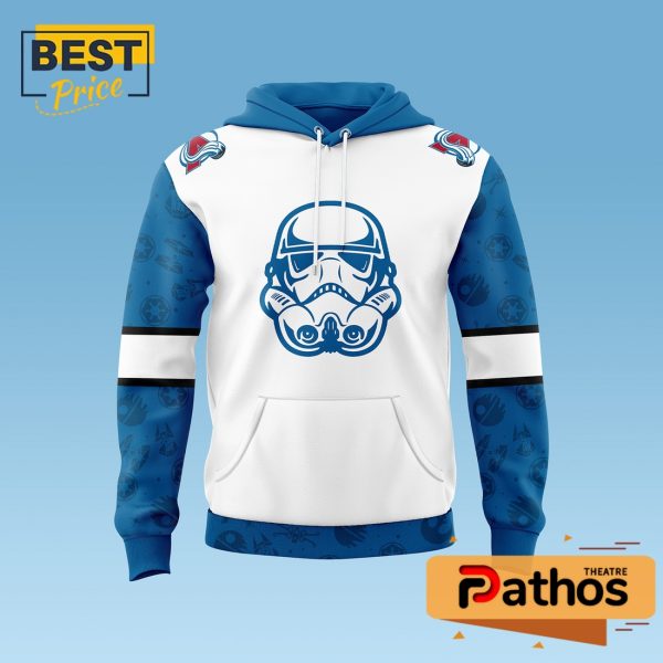 2024 Colorado Avalanche x Star Wars Night Hoodie, Cap