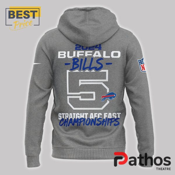 2024 East Division Champions Buffalo Bills Grey Hoodie