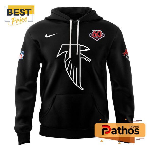 2025 Atlanta Falcons Throwback Black Hoodie