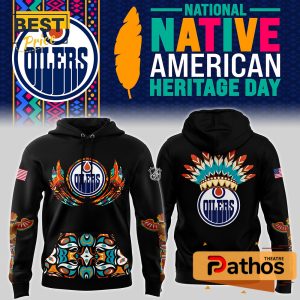 Edmonton Oilers x 2024 Native American Heritage Month Hoodie