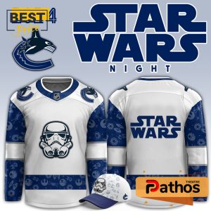 Vancouver Canucks x Star Wars Night Hockey Jersey