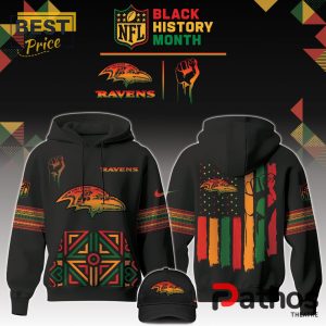 Baltimore Ravens Black History Month 2024 Hoodie, Jogger, Cap