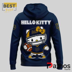 new hello kitty x notre dame navy football hoodie 3 BKyoA