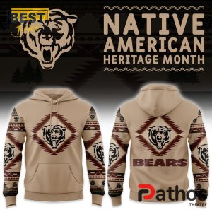 Chicago Bears NFL America Native Hoodie, Jogger, Cap