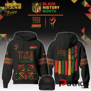 New York Giants Black History Month 2024 Hoodie, Jogger, Cap