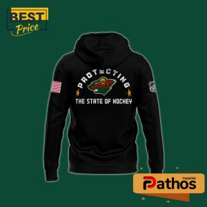 minnesota wild x firefighter appreciation night hoodie cap 3 RZtMj