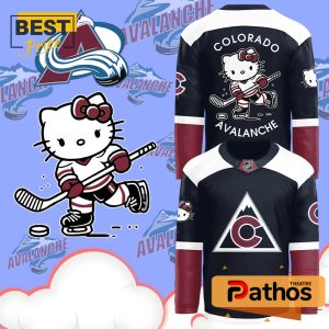 Colorado Avalanche x Hello Kitty 50th Anniversary Hockey Jersey