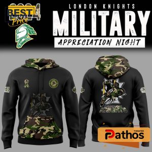 London Knights x 2024 Military Appreciation Night Hoodie