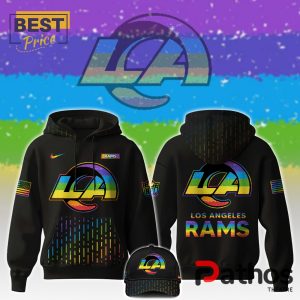 los angeles rams happy pride month 2024 hoodie jogger cap 1 k1zBk