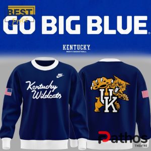 New Kentucky Wildcats Go Big Blue Navy Sweatshirt