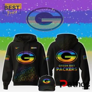 Green Bay Packers Happy Pride Month 2024 Hoodie, Jogger, Cap