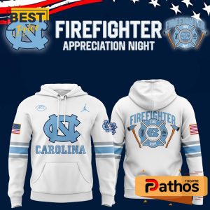 North Carolina Tar Heels x Firefighter Appreciation Night Hoodie