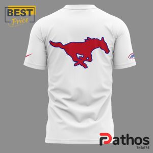 smu mustangs football white t shirt jogger cap 3 KQfhw