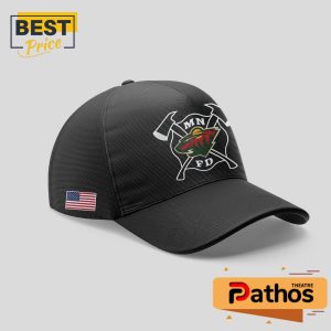 minnesota wild x firefighter appreciation night hoodie cap 6 IMN1V