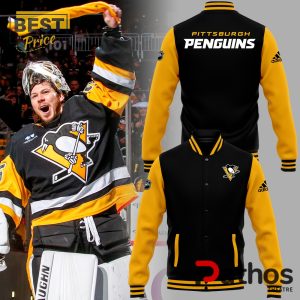 Pittsburgh Penguins Baseball Jacket NHL 2024