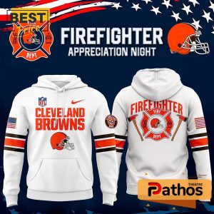 cleveland browns x 2024 firefighter appreciation night hoodie 2 eKnwE