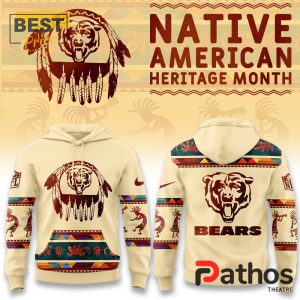 chicago bears america native edition hoodie jogger cap 1 7b3oy