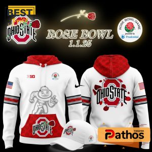 Ohio State Buckeyes 2025 Rose Bowl Game Hoodie, Jogger, Cap