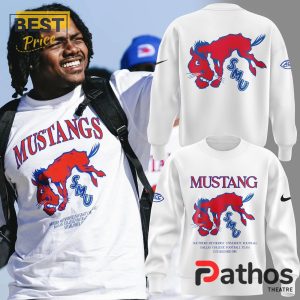 SMU Mustangs 2024 Football White Sweatshirt