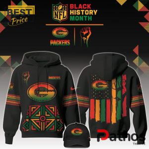 Green Bay Packers Black History Month 2024 Hoodie, Jogger, Cap