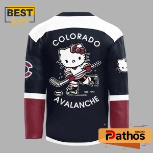 colorado avalanche x hello kitty 50th anniversary hockey jersey 3 eTFyH