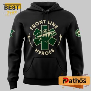 minnesota wild x 2025 front line appreciation night hoodie cap 2 4sAIi