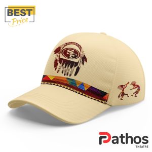 san francisco 49ers america native edition hoodie jogger cap 3 Petp6