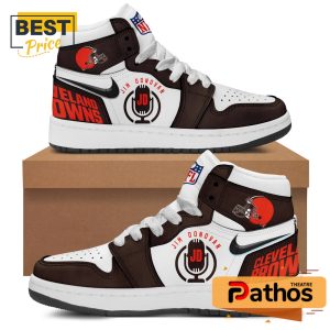 cleveland browns jim donovan voice air jordan 1 hightop 2 hFX2C