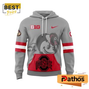 mens ohio state buckeyes nike grey game hoodie 2 To7st