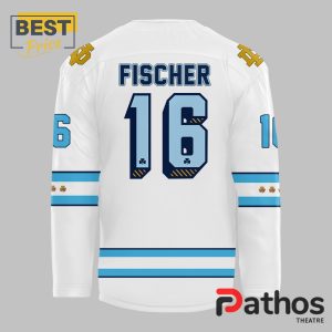 custom chicago cubs x notre dame hockey jersey 3 9QbSH