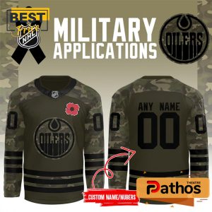 Edmonton Oilers Military Appreciation Night Hockey Jersey