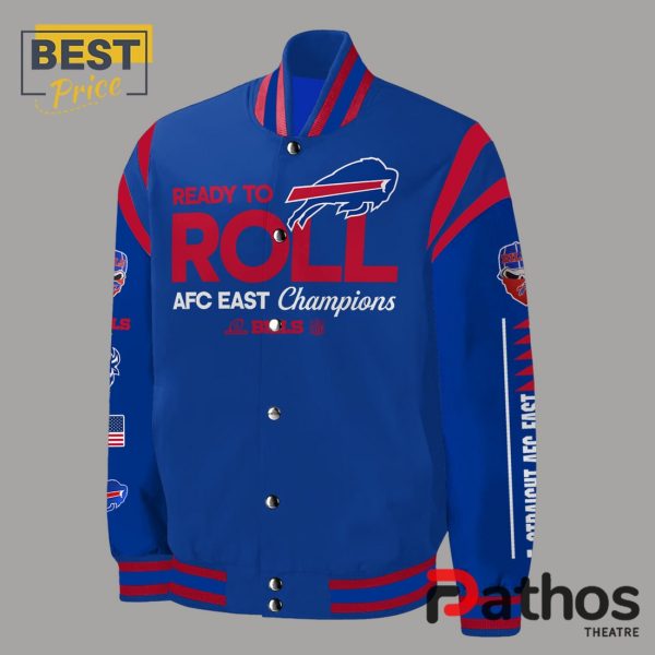 AFC East Division Champions Buffalo Bills Baseball Jacket