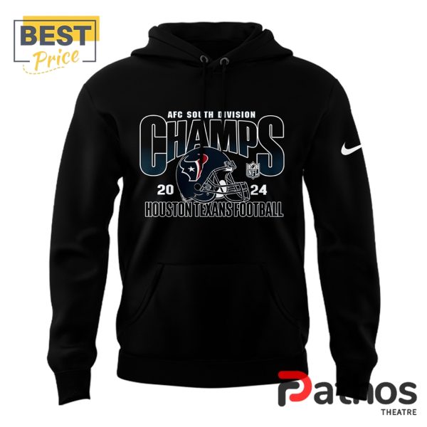 AFC South Division Champions Houston Texans Black Hoodie