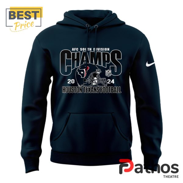 AFC South Division Champions Houston Texans Navy Hoodie