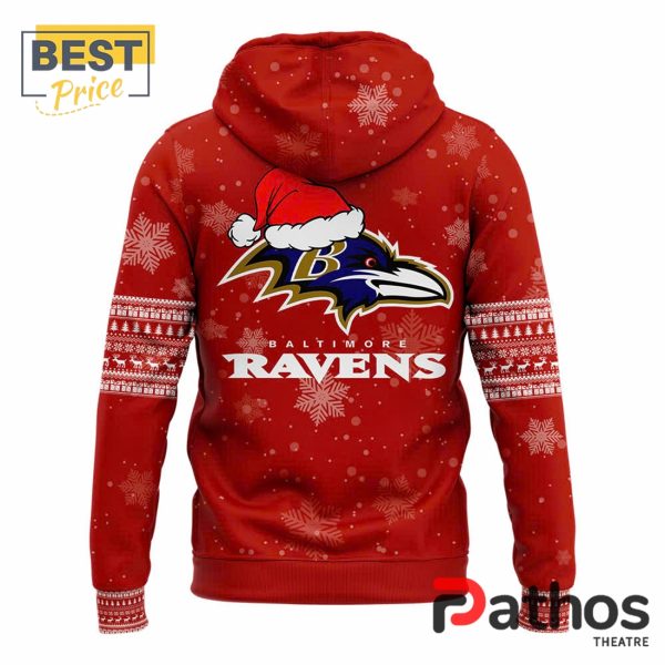 Baltimore Ravens 2024 Merry Christmas Pullover Hoodie