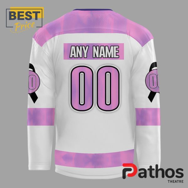 Boston Bruins Custom Hockey Fights Cancer Hockey Jersey