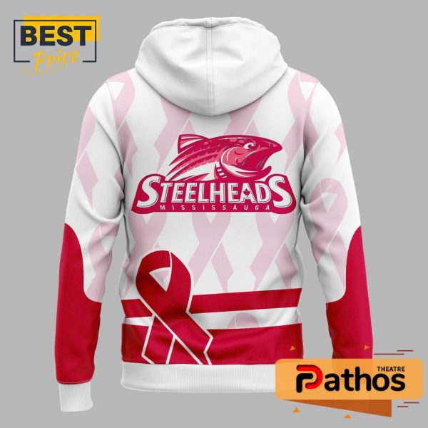 Brampton Steelheads 2024 Pink in the Rink Night Hoodie