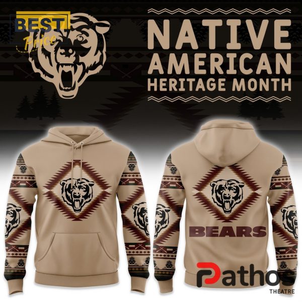 Chicago Bears NFL America Native Hoodie, Jogger, Cap