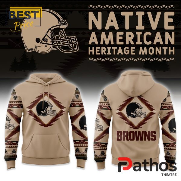 Cleveland Browns NFL America Native Hoodie, Jogger, Cap