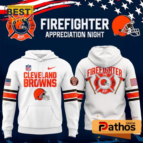 Cleveland Browns x 2024 Firefighter Appreciation Night Hoodie