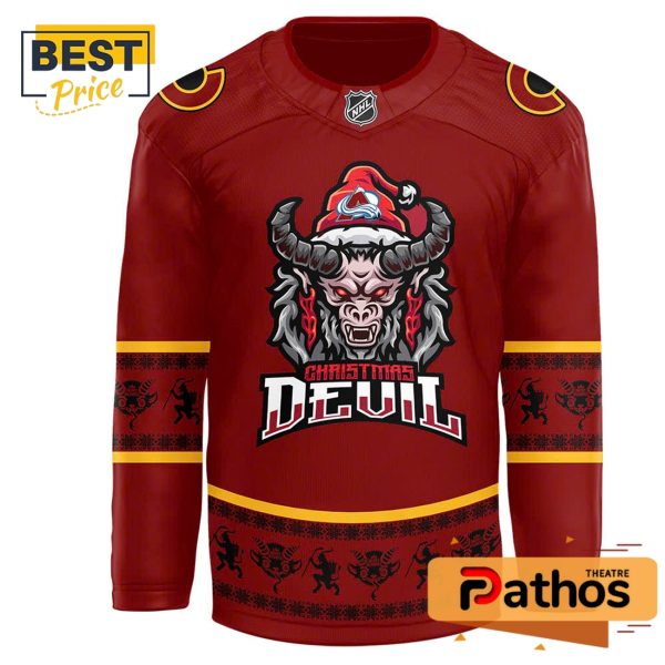 Colorado Avalanche x Devil Krampus Holiday Hockey Jersey