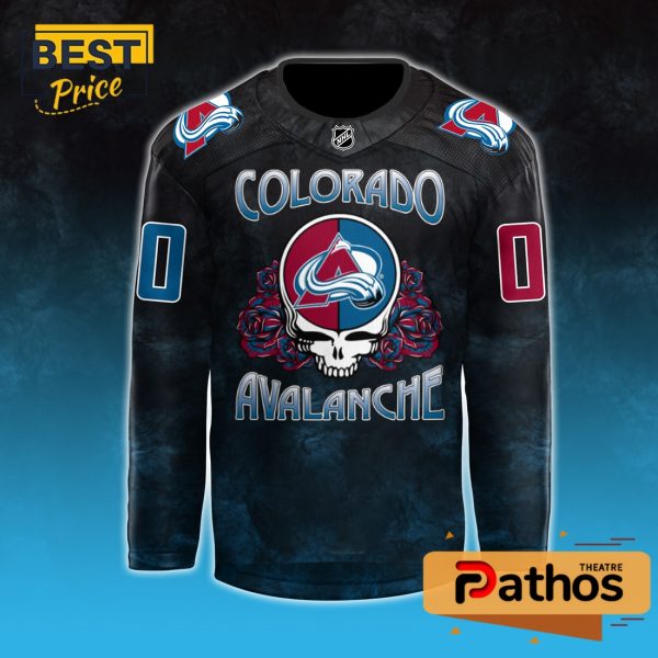 Colorado Avalanche x Grateful Dead Night 2024 Hockey Jersey